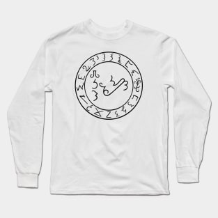 Lucifer Sigil. Grimorium Verum Long Sleeve T-Shirt